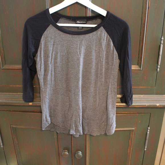Grey Baseball Tee - Picture 2 of 3